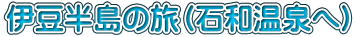 伊豆半島の旅（石和温泉へ）