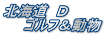 北海道　Ｄ　 　　ゴルフ＆動物