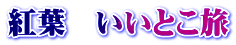 紅葉　いいとこ旅