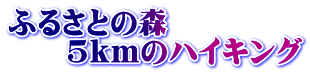 ふるさとの森 　　5ｋｍのハイキング